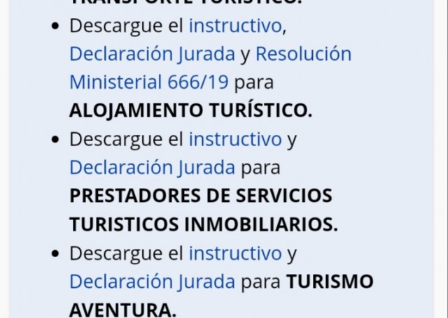 Inscripción de operador turístico