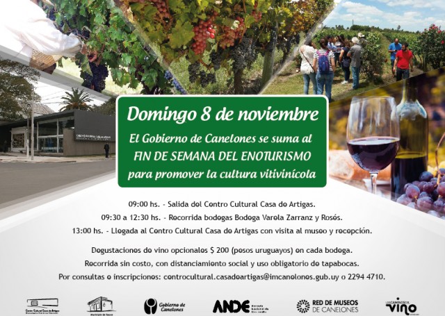 Fin de Semana del Enoturismo en Canelones